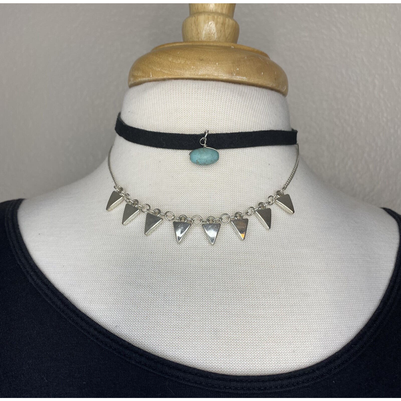 Shiraleah New Black Velvet Sylvana Choker Necklace Anthropologie Nwt 28$